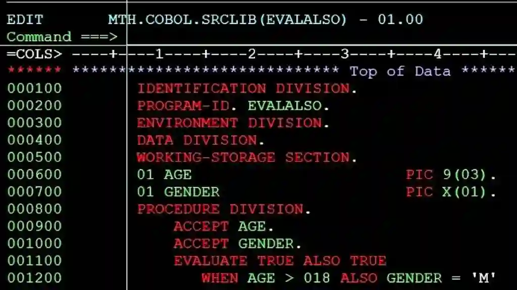 Язык программирования «COBOL»